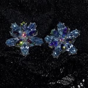 VINTAGE  50s 60s Aurora Borealis Earrings